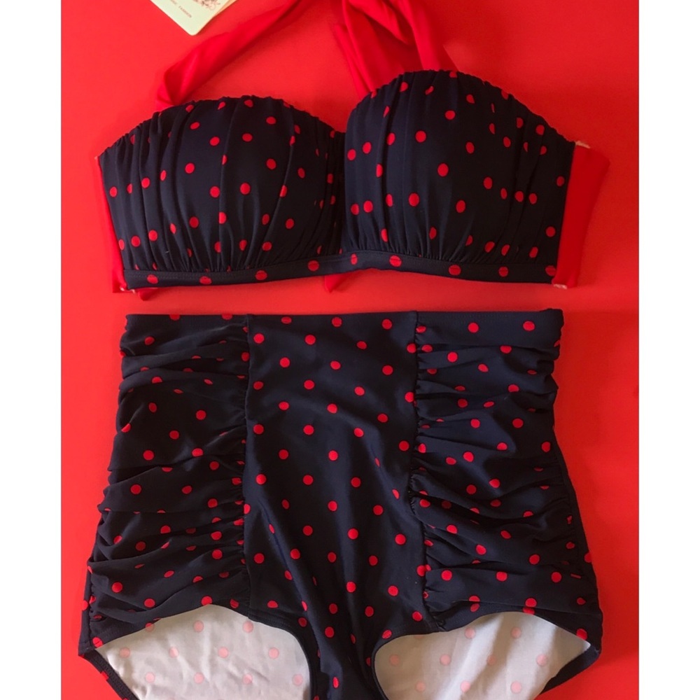 COEUR DE VAGUE | Vintage Style Polka Dot Bikini